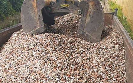 drainage stone delivery