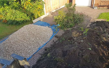 Limestone delivery